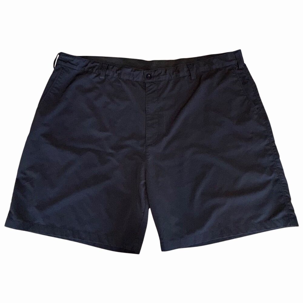 Reebok Golf Black Shorts Mens Size 56 Flat Front Lightweight Golf Active